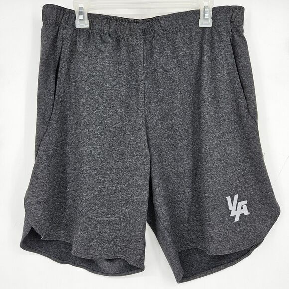YoungLA Shorts Mens XXL Bodybuilding Grey Zip Pockets Style Gym Workout - Picture 1 of 10